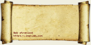 Nadja Đenadić vizit kartica